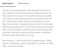 Load image into Gallery viewer, Single Jewelry Bath Bomb

