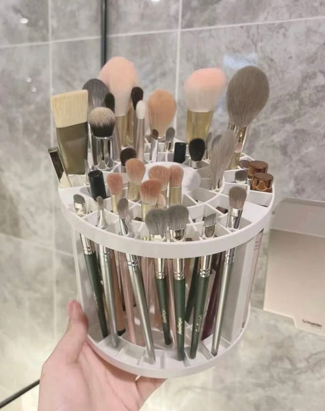 Storage Stand for makeup brushes or pens.