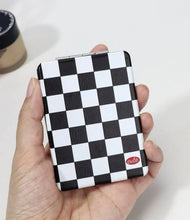 Load image into Gallery viewer, Checkered Duel Compact Mirror
