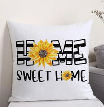 Load image into Gallery viewer, Sunflower Home Pillow Case
