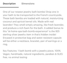 Load image into Gallery viewer, Single Jewelry Bath Bomb
